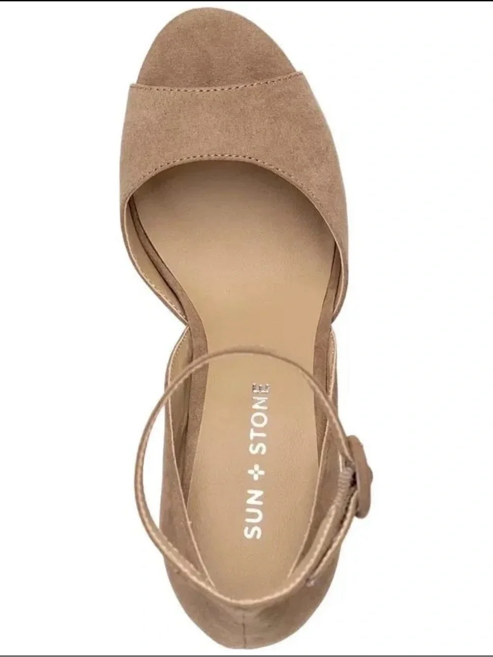 Sun + Stone Women S Reeta Peep Toe Block Heel Platform Sandals